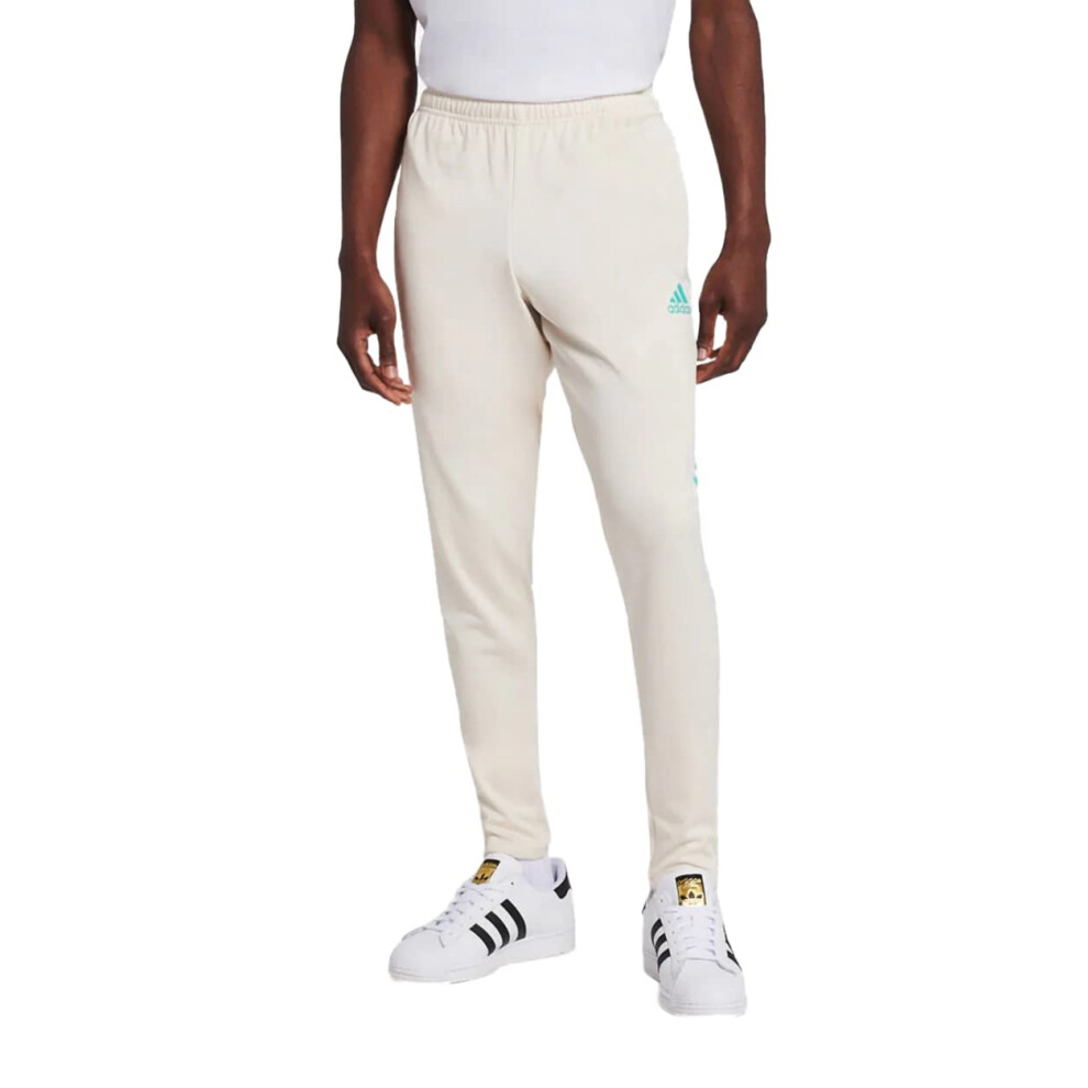 adidas Men's Tiro 21 Track Pants  Wonder White/Semi Mint Rush  Small T