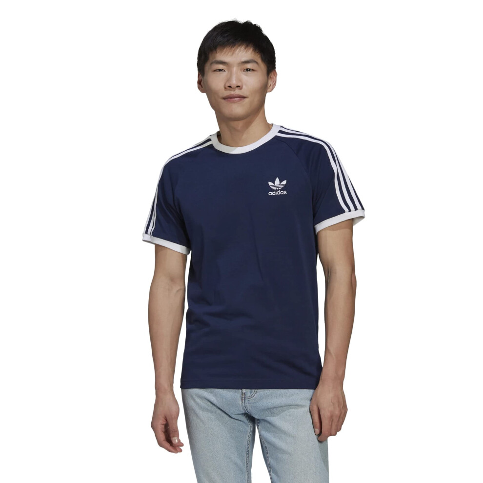 adidas Originals Men's Adicolor Classics 3-Stripes Tee  Night Indigo