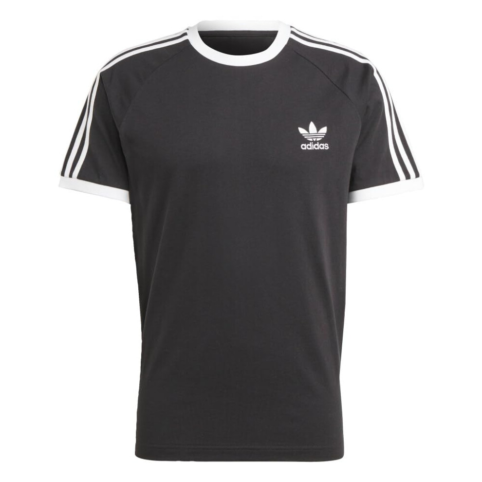 adidas Originals Men's Adicolor Classics 3-Stripes T-Shirt  Black  XX-