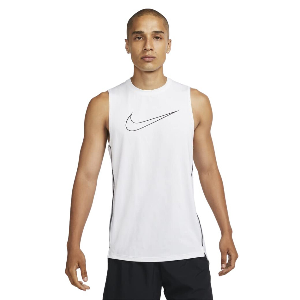 Nike Pro Dri-Fit Men's Slim Fit Sleeveless Top (as1  Alpha  x_l  Regul