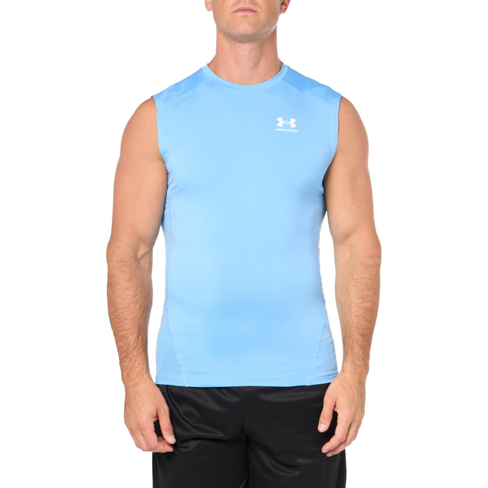 Under Armour Men's Armour HeatGear Compression Sleeveless T-Shirt  (47