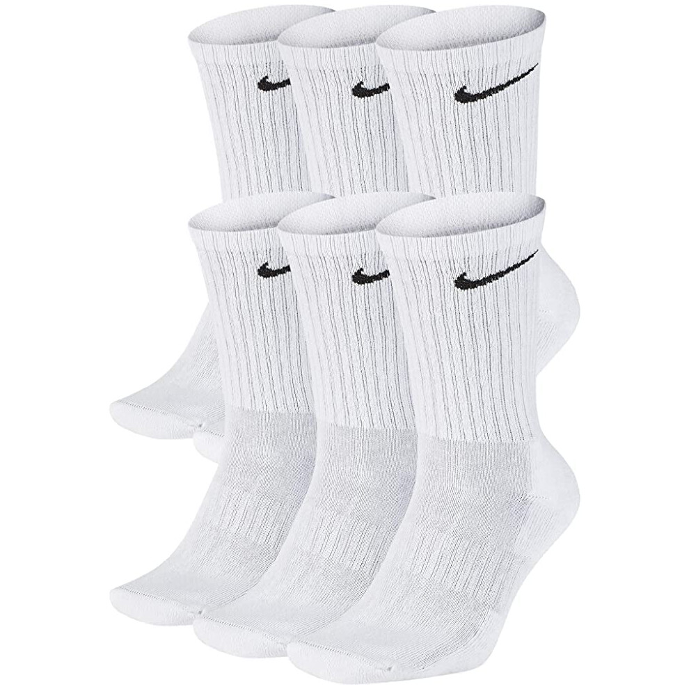 Nike Men's Dri-Fit Everyday Cushioned Crew Socks | Cotton (Everyday  W