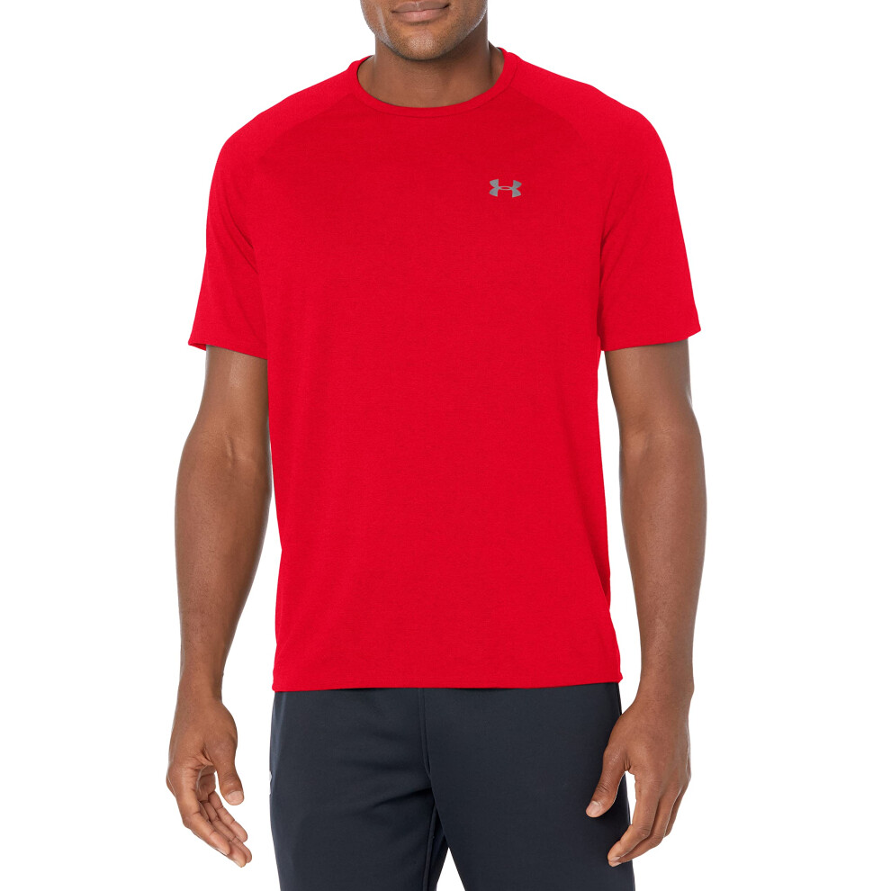 Under Armour Men's UA Tech 2.0 Short Sleeve XLT Red