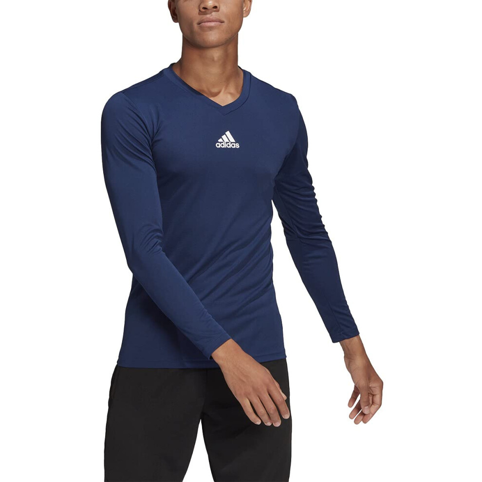 adidas mens Team Base Tee Team Navy Blue Small