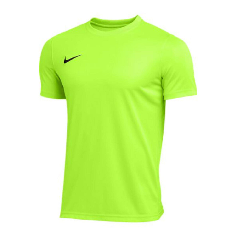 Nike Men's Park Short Sleeve T Shirt (Volt  Medium)