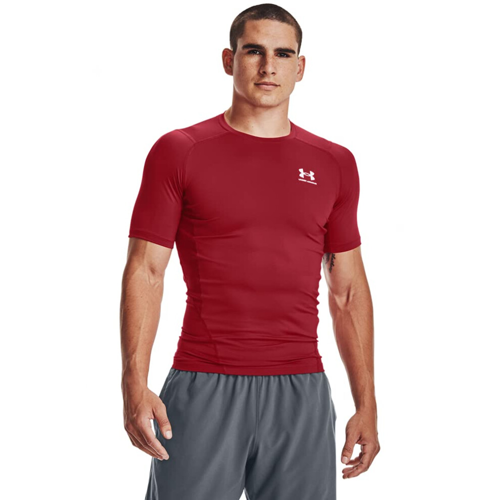 Under Armour Men's Armour HeatGear Compression Short-Sleeve T-Shirt  F