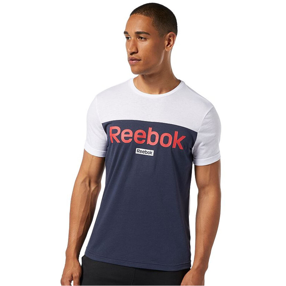 Reebok Training Essentails Bl Ss Tee  White  X-Small