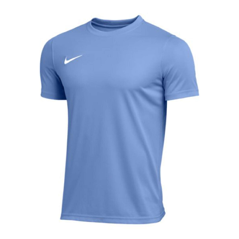 Nike Men's Park Short Sleeve T Shirt (Sky Blue  Medium)