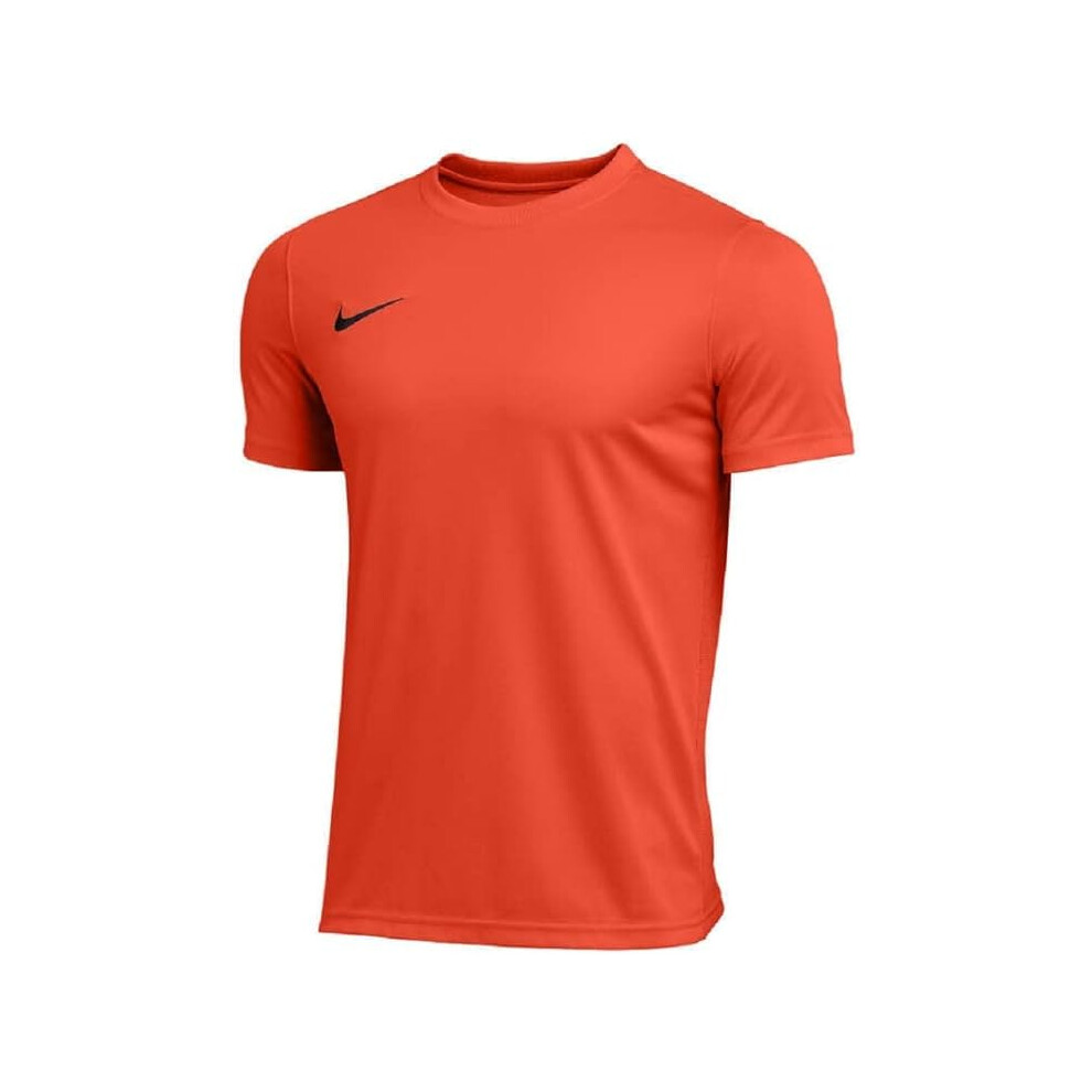 Nike Men's Park Short Sleeve T Shirt (Orange  Medium)