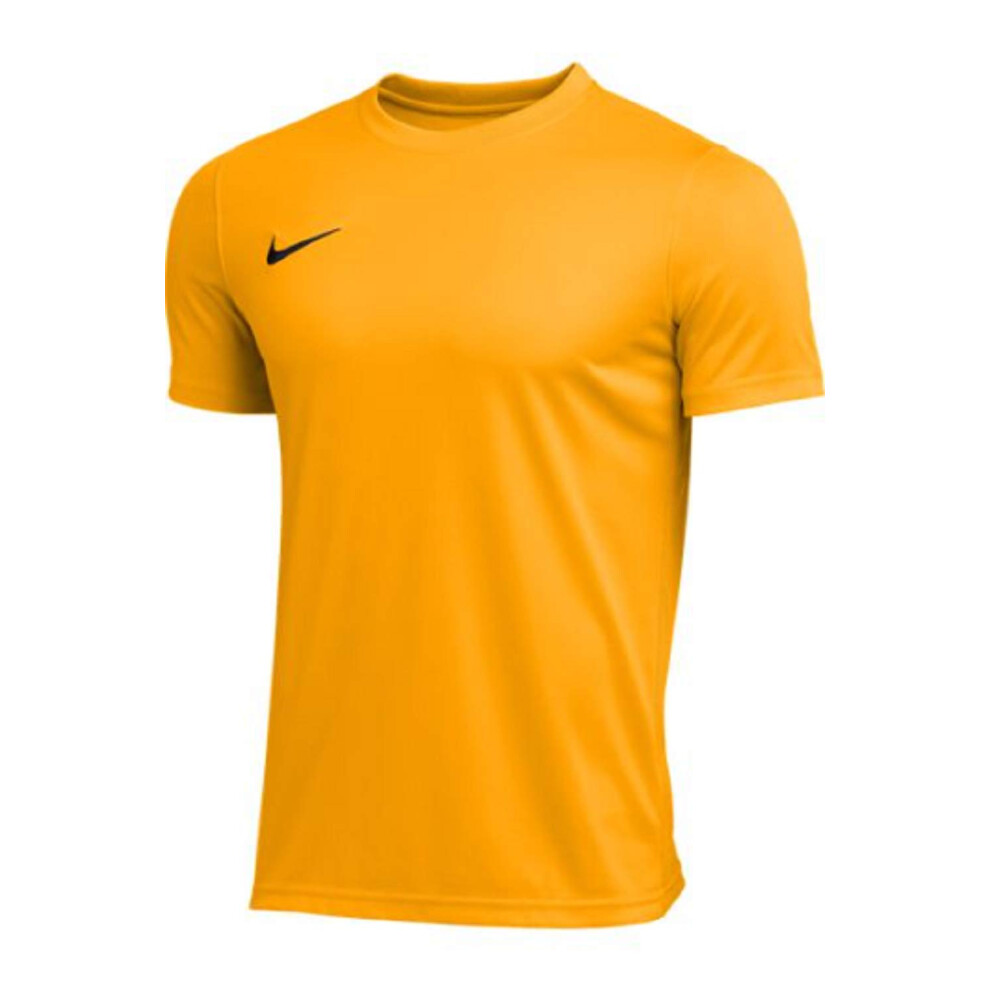 Nike Men's Park Short Sleeve T Shirt (Gold  Medium)