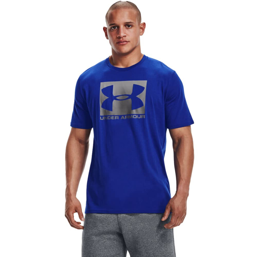 Under Armour Men's Boxed Sportstyle Short-Sleeve T-Shirt  Royal (400)/