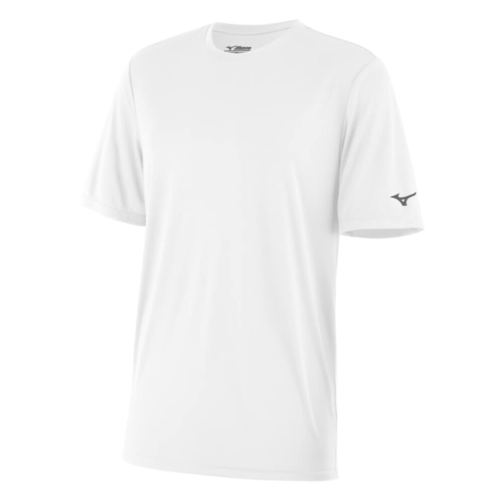 Mizuno Men's Standard NXT Short Sleeve Tee  White  Small