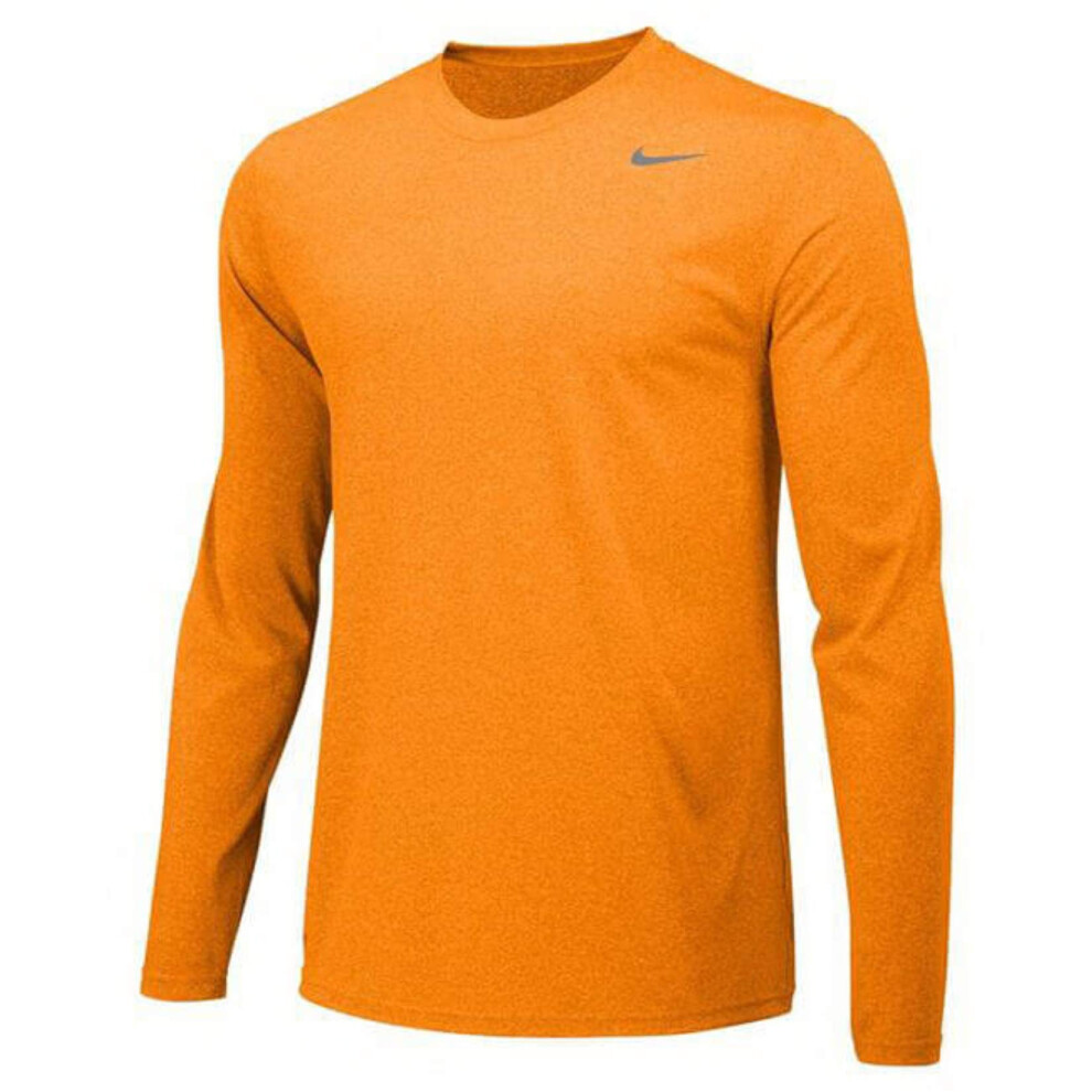 Nike Men's Legend Long Sleeve Tee (Medium  Bright Ceramic/Cool Grey)