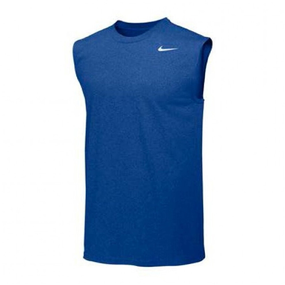 Nike Mens Legend Dri Fit Sleeveless T Shirt (Small  Royal)