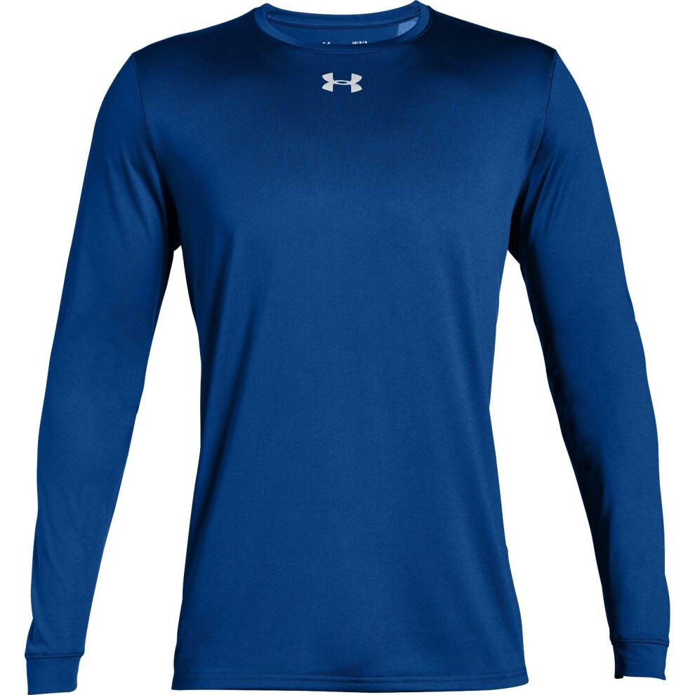 Under Armour Men's Locker 2.0 Long Sleeve Shirt Royal | Silver MD