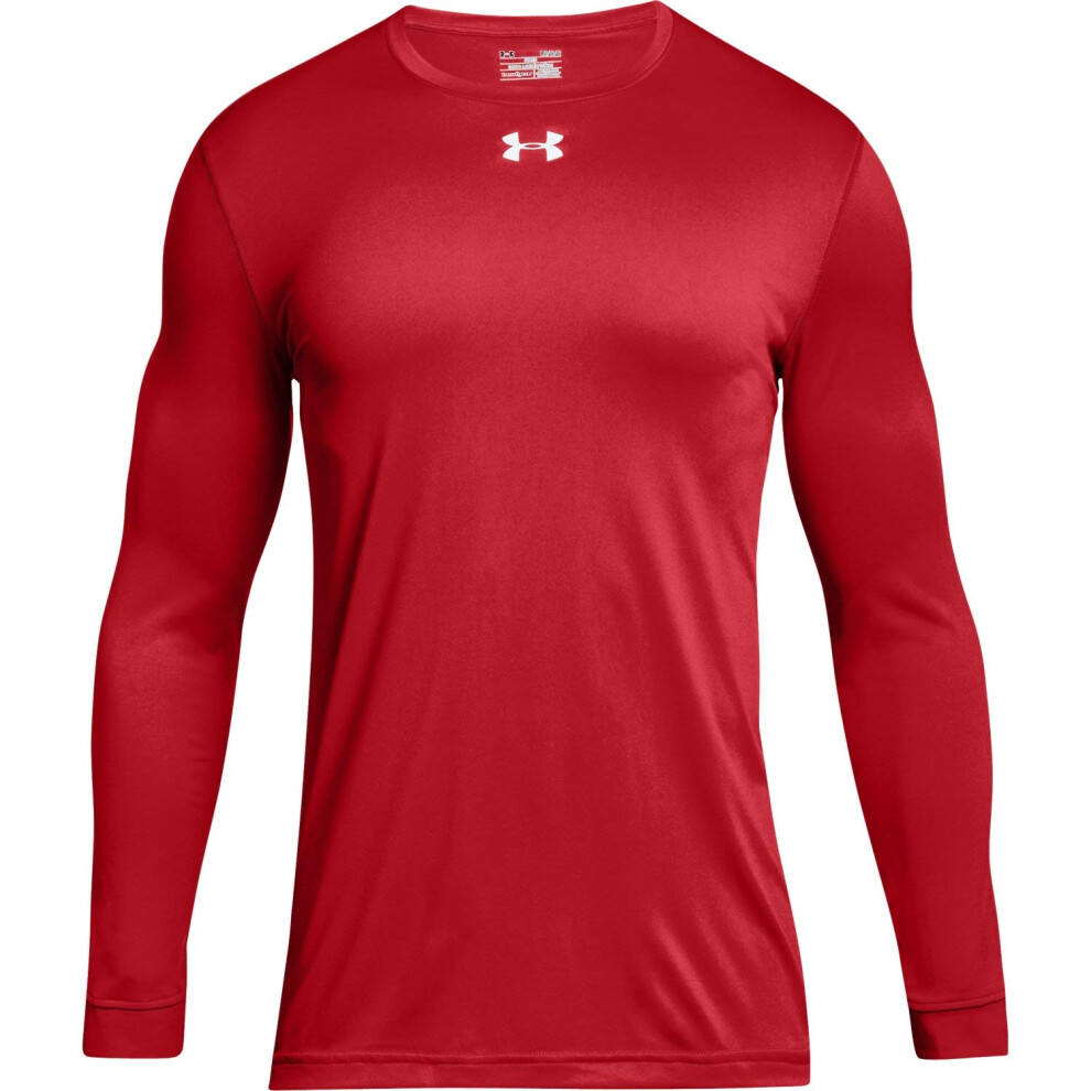 Under Armour Men's UA Locker 2.0 Long Sleeve Shirt (Large  Red)