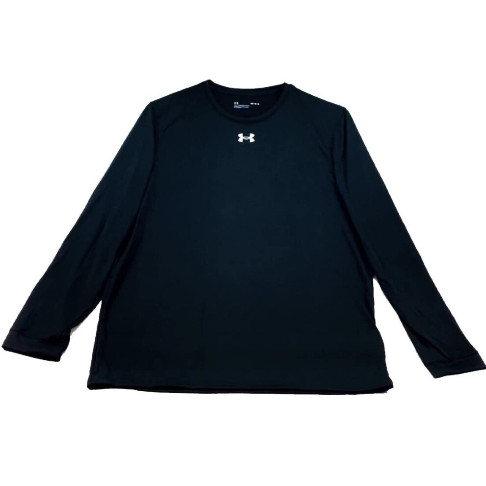 Under Armour Men's Locker 2.0 Long Sleeve Shirt Black | Silver XL