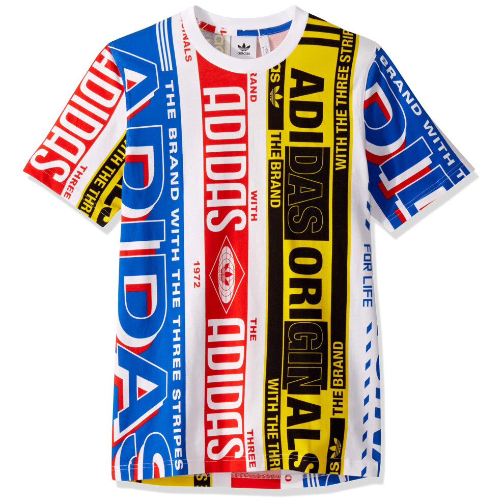 adidas Originals Men's Multiscarf Tee  Multi  Small