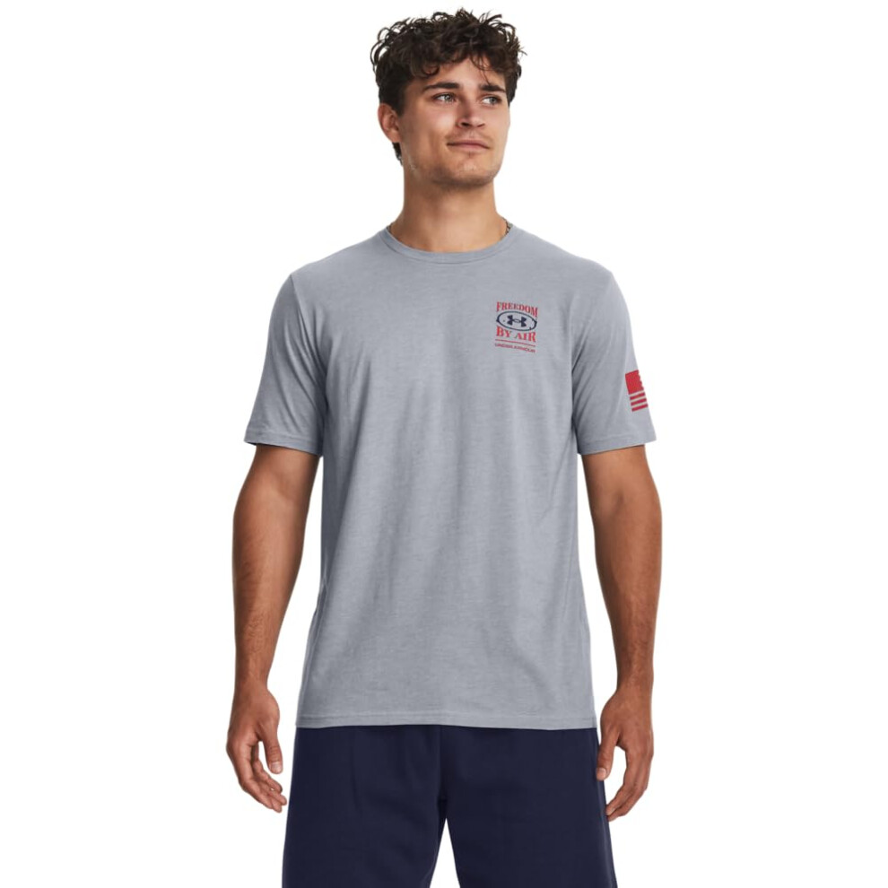 Under Armour Men's Freedom Graphic Short Sleeve T-Shirt  (035) Steel M