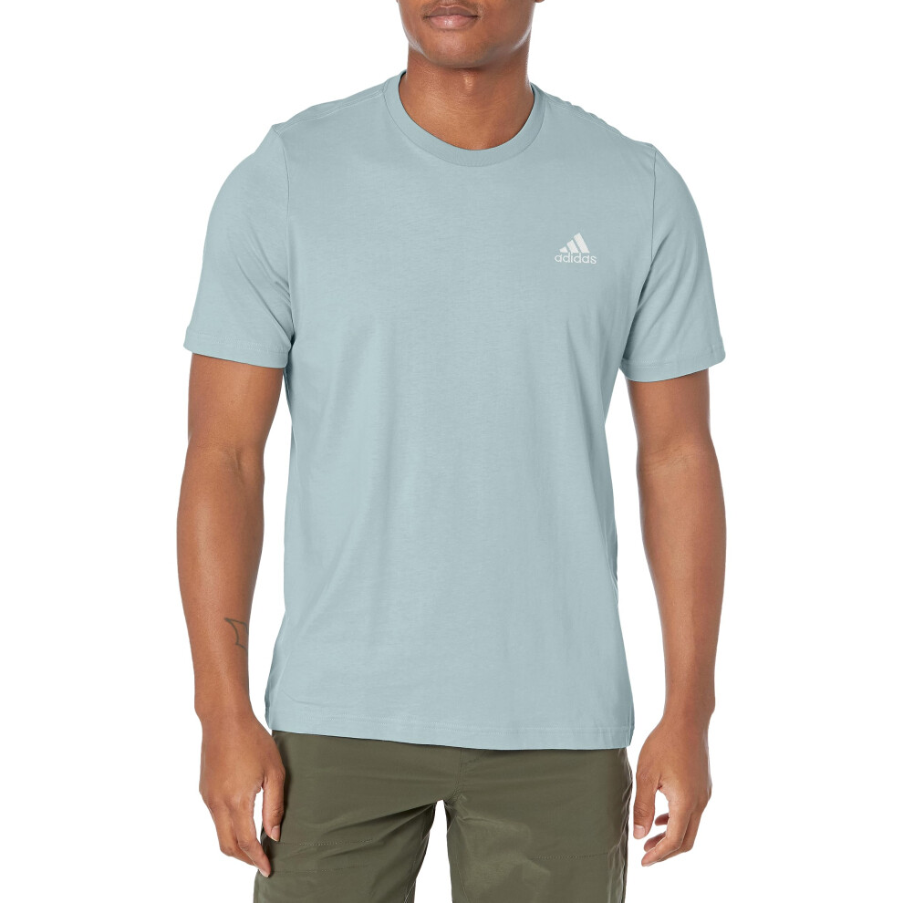 adidas Men's Essentials Single Jersey Embroidered Small Logo T-Shirt