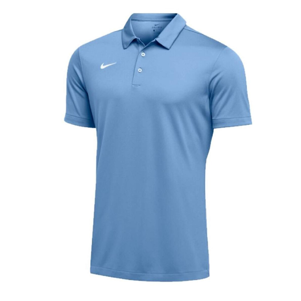 Nike Mens Dri-FIT Short Sleeve Polo Shirt (Medium  Sky Blue)