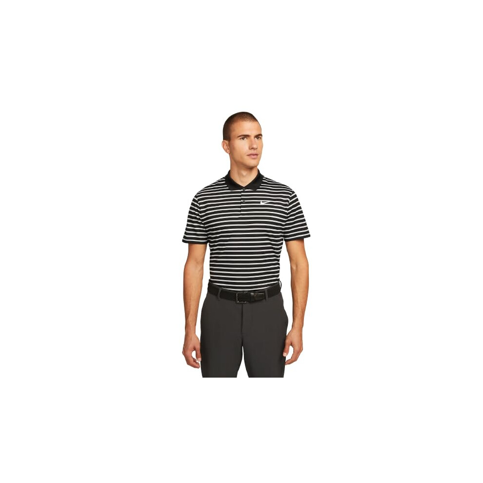 Nike Men's Dry Victory Stripe Polo Golf Shirt (US  Alpha  Large  Regul