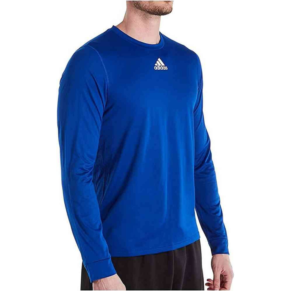 adidas Creator Long Sleeve Tee Shirt EK0125_Royal/White MD