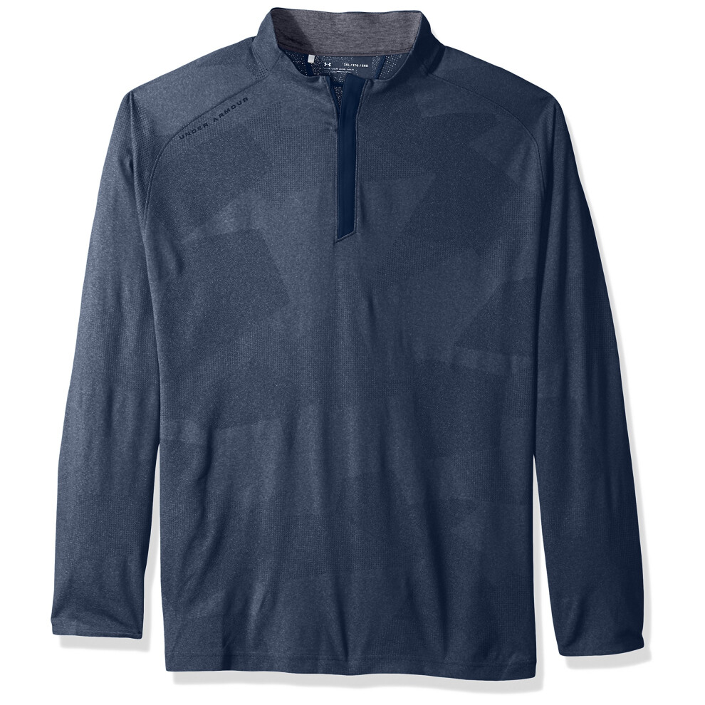 Under Armour Men's Threadborne  Zip  Academy (408)/Rhino Gray  Small