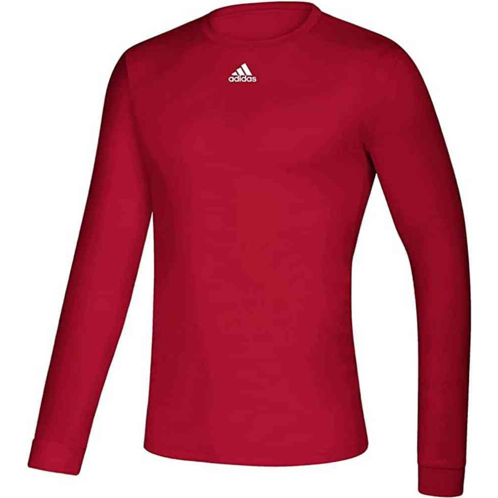 adidas Creator Long Sleeve Tee Shirt EK0129_Red/White MD