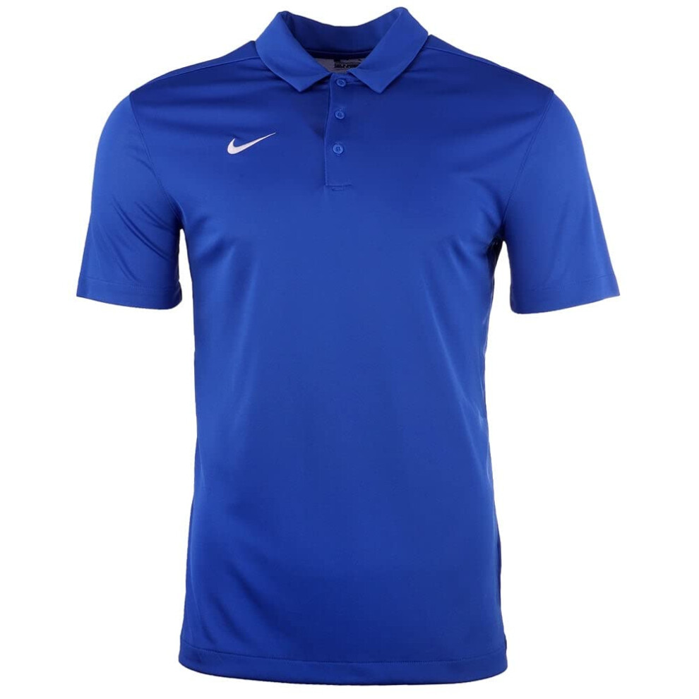 Nike Mens Dri-FIT Short Sleeve Polo Shirt (Medium  Royal)