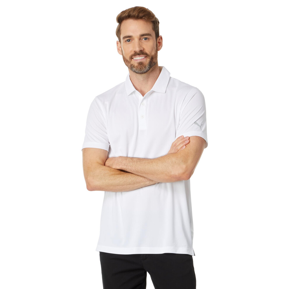 Puma Golf Men's Gamer Polo  Bright White  XL