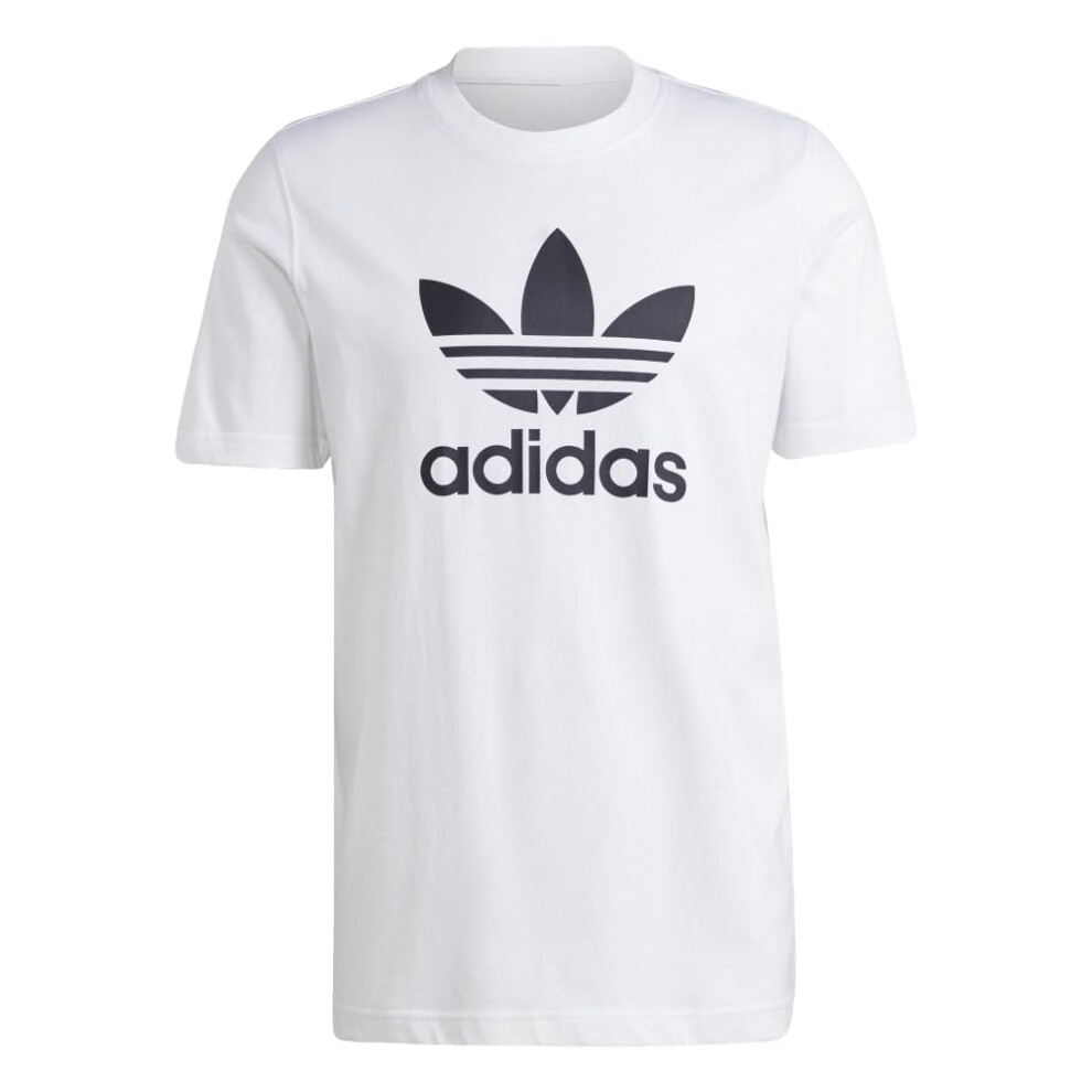 adidas Originals Men's Adicolor Classics Trefoil T-Shirt  White/Black