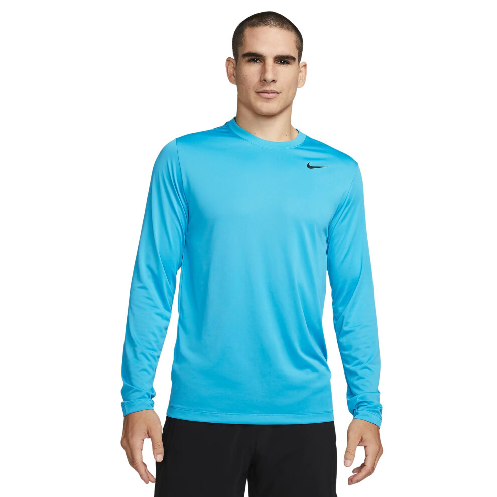 Nike Men's Dry Training Long Sleeve Shirt (as1  Alpha  x_l  Regular  R