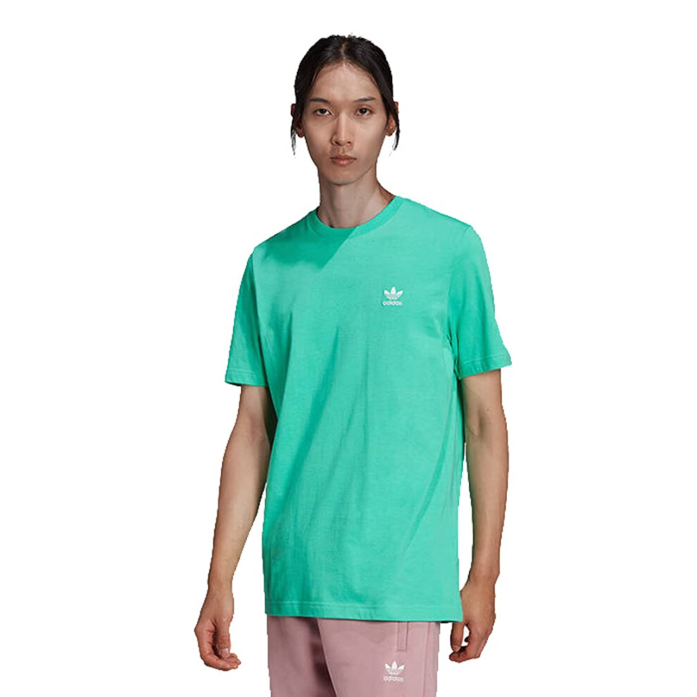 adidas Originals Men's Trefoil Tee  Green  Small