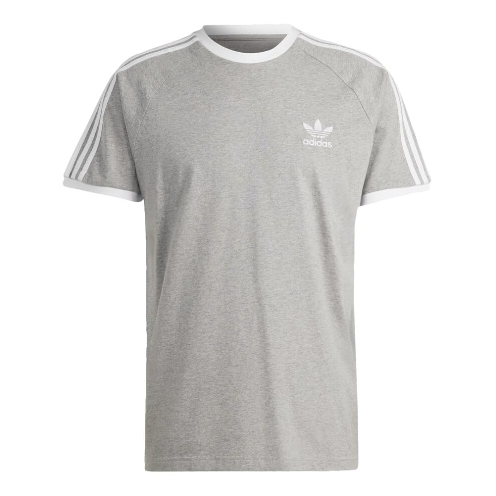 adidas Originals Men's Adicolor Classics 3-Stripes T-Shirt  Medium Gre