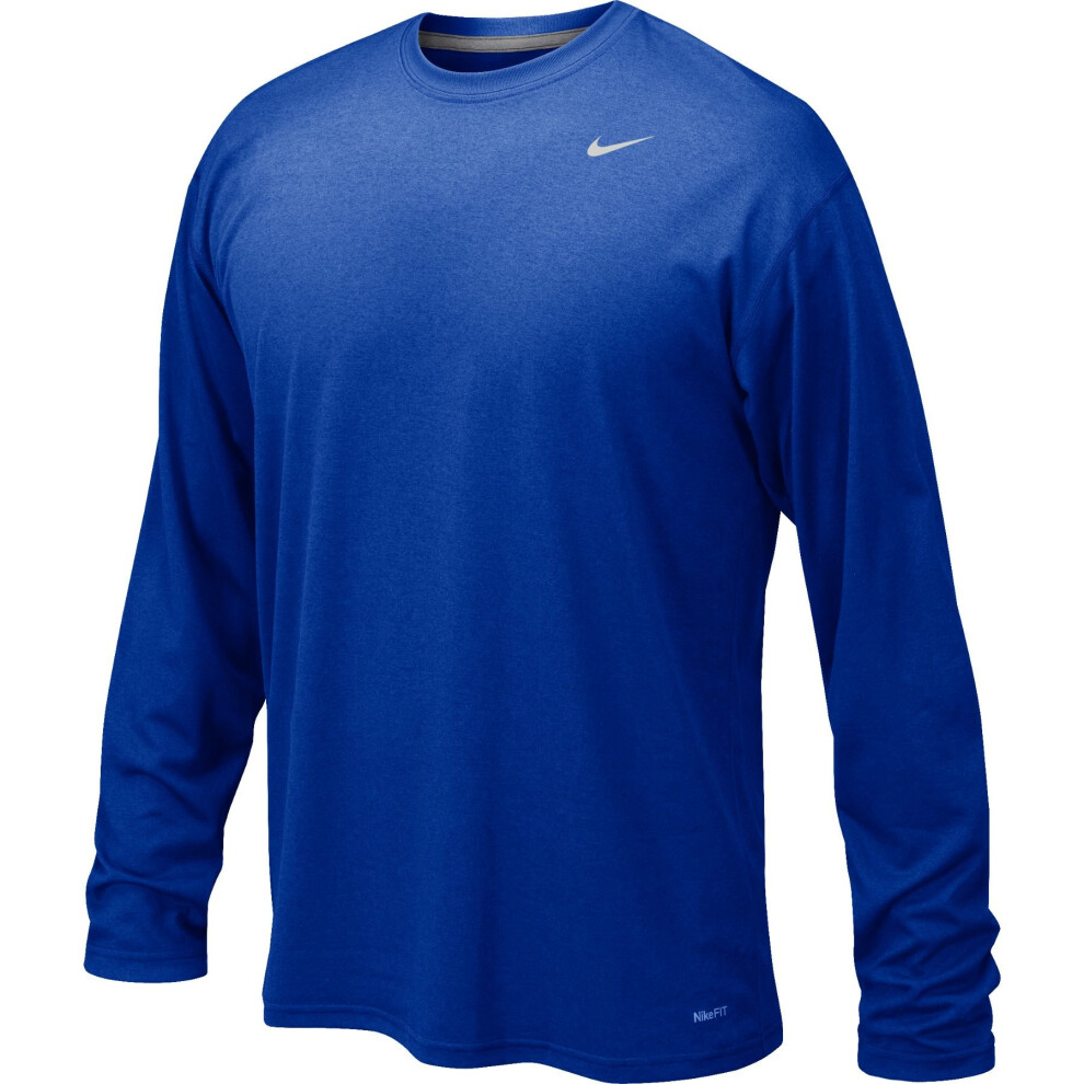 Nike Mens Legend Poly Long Sleeve Dri-Fit Training Shirt Game Royal Bl