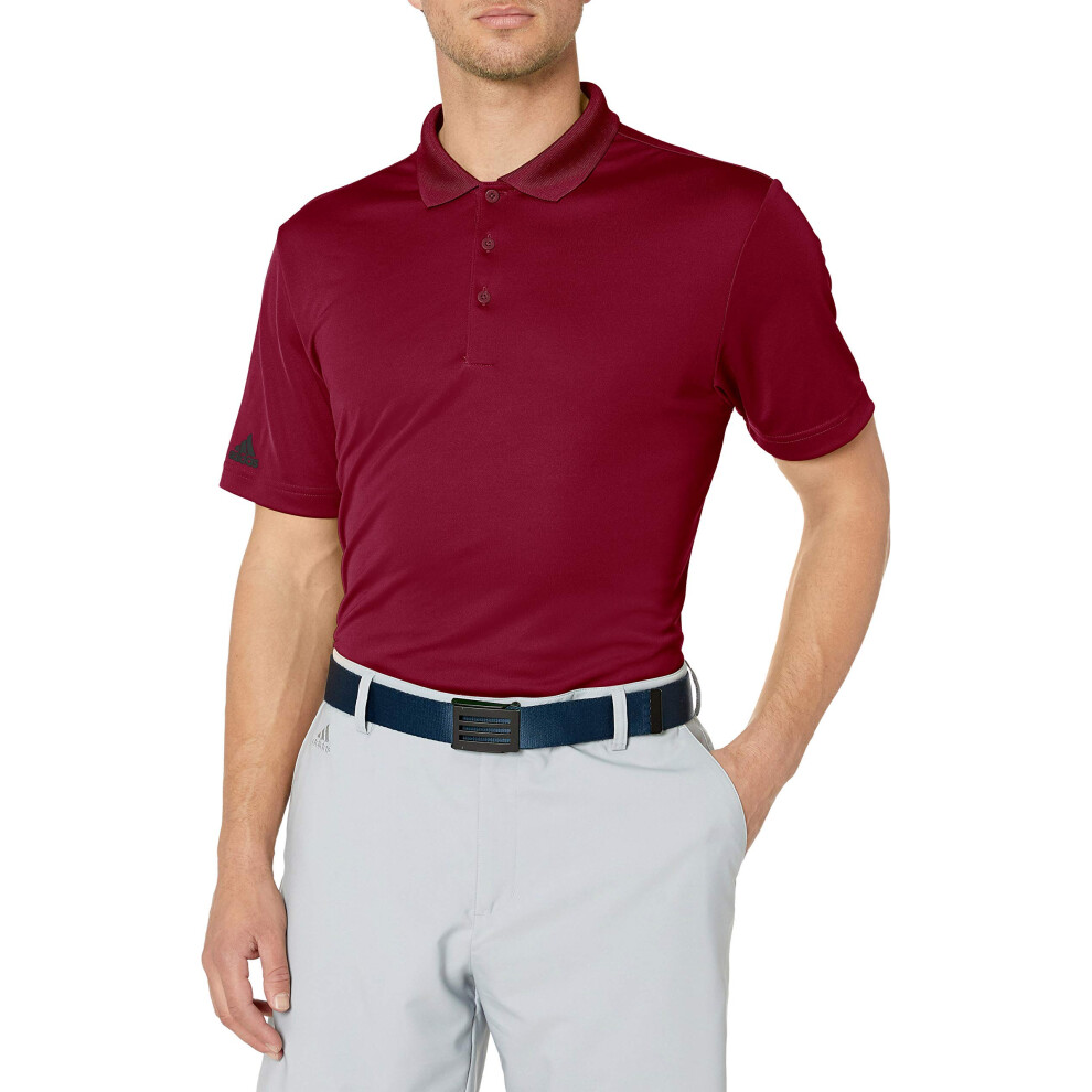 adidas Golf Men's Performance Polo  Collegiate Burgundy  3X-Large