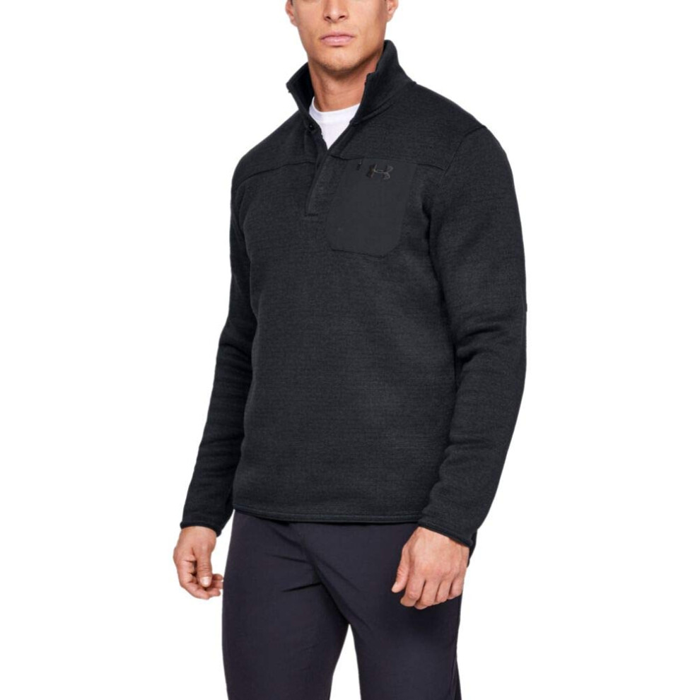 Under Armour Men's UA Specialist Henley 2.0 Long Sleeve SM Black