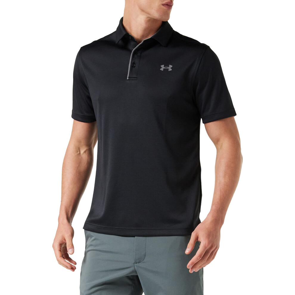 Under Armour Men's UA Tech Polo 3XLT Black