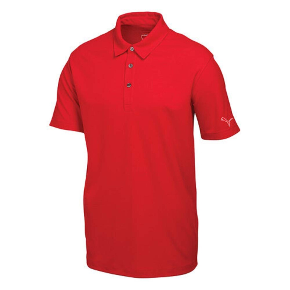 PUMA Essential Golf Polo - High Risk Red (5XL)