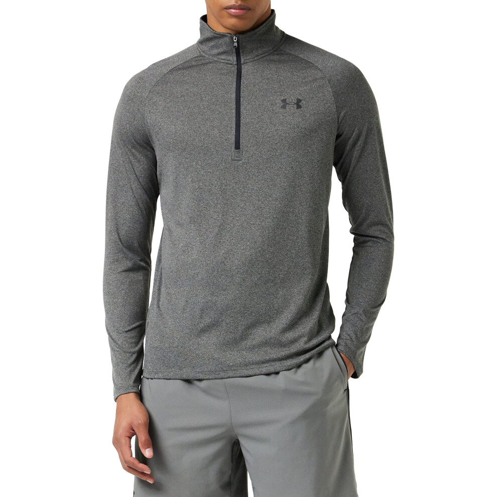 Under Armour Men's UA Tech  Zip Long Sleeve XXXX-Large Gray