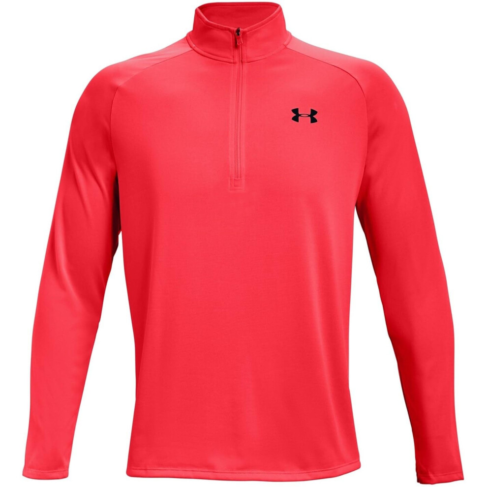 Under Armour Men's Tech 2.0 1/2 Zip-Up T-Shirt   Beta (628)/Black  XX-