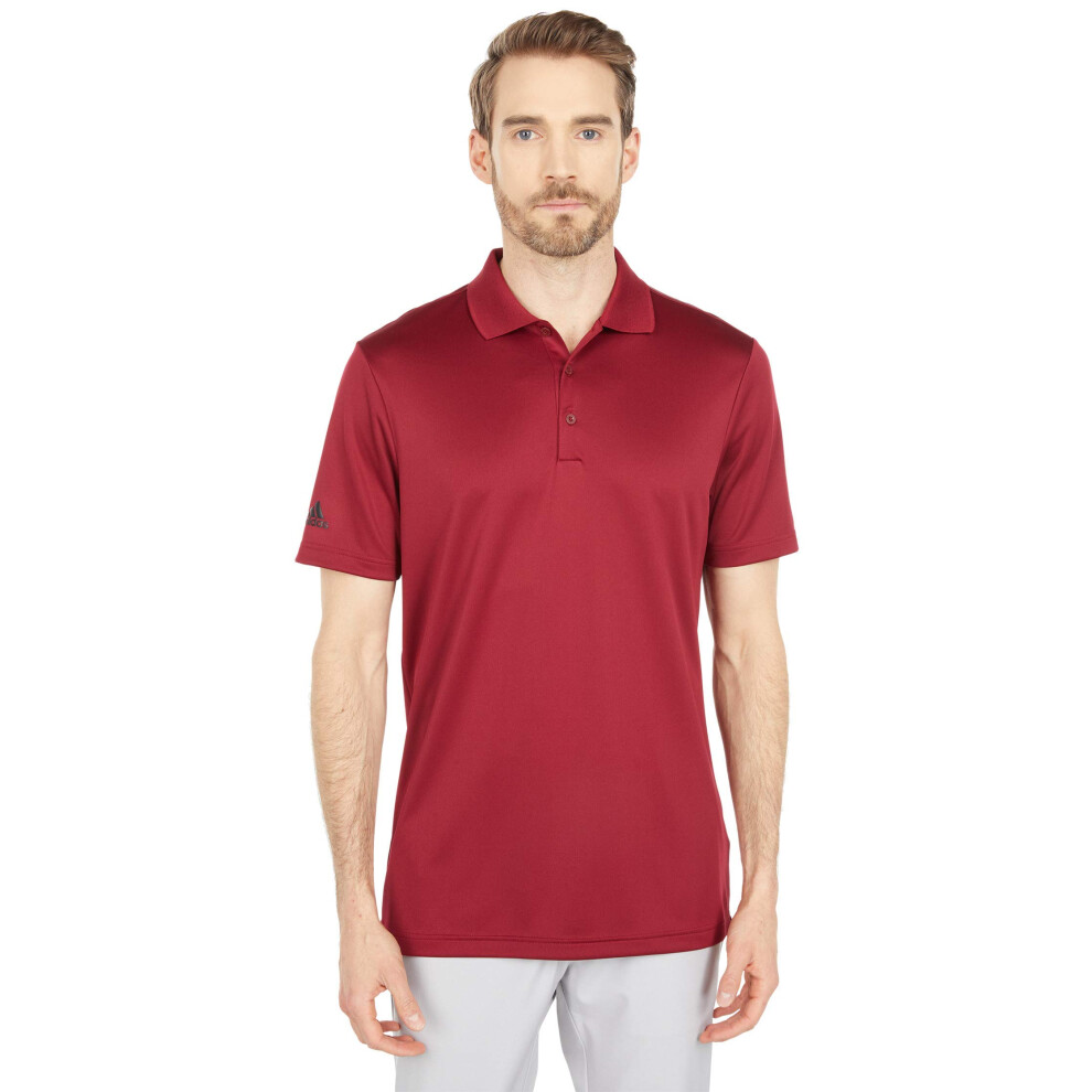 adidas Men's Performance Primegreen Polo Shirt  Burgundy  3X-Large