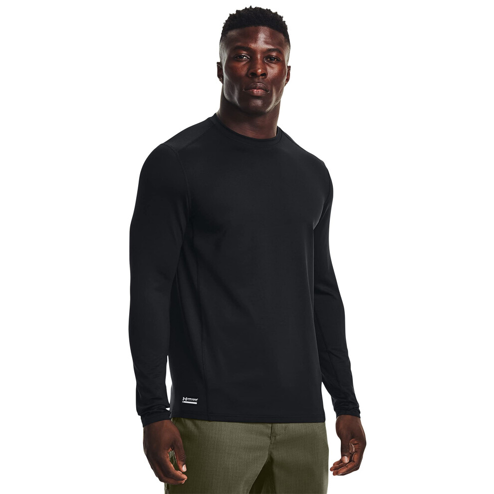 Under Armour Men's Tac Crew ColdGear Infrared Base T-Shirt  Black (001