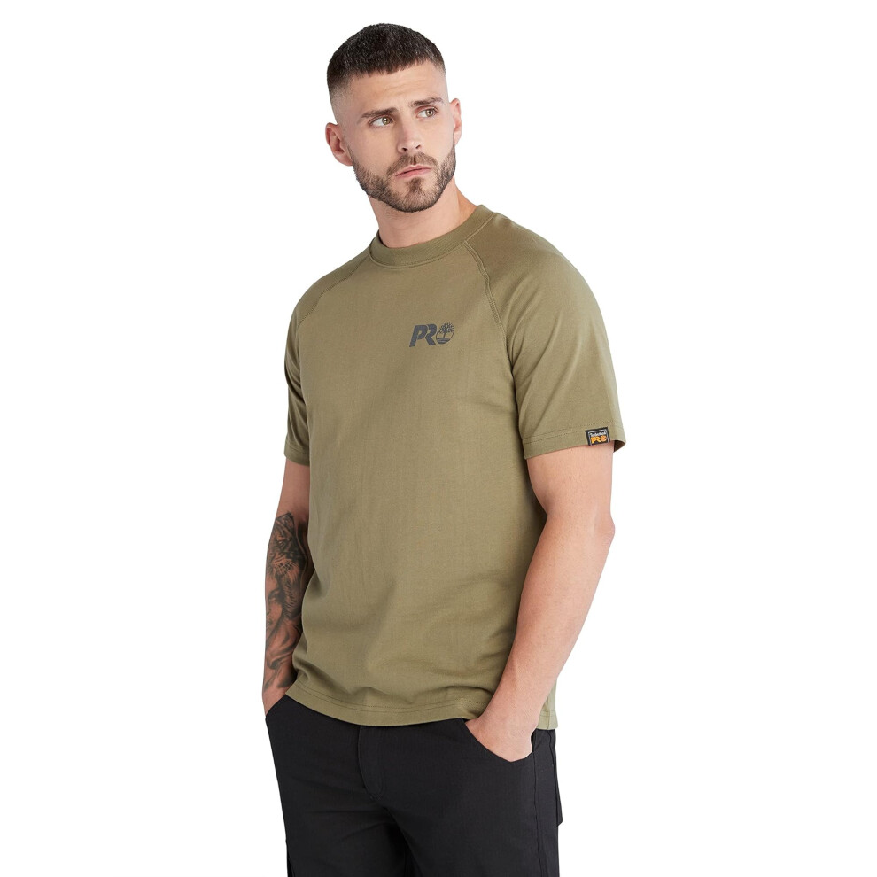 Timberland PRO Men's Core Refelctive PRO Logo Short-Sleeve T-Shirt  Bu