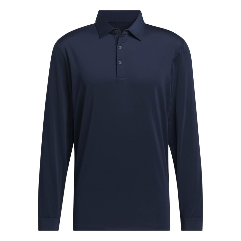 adidas Men's Standard Long Sleeve Polo Shirt  Collegiate Navy  2X-Larg