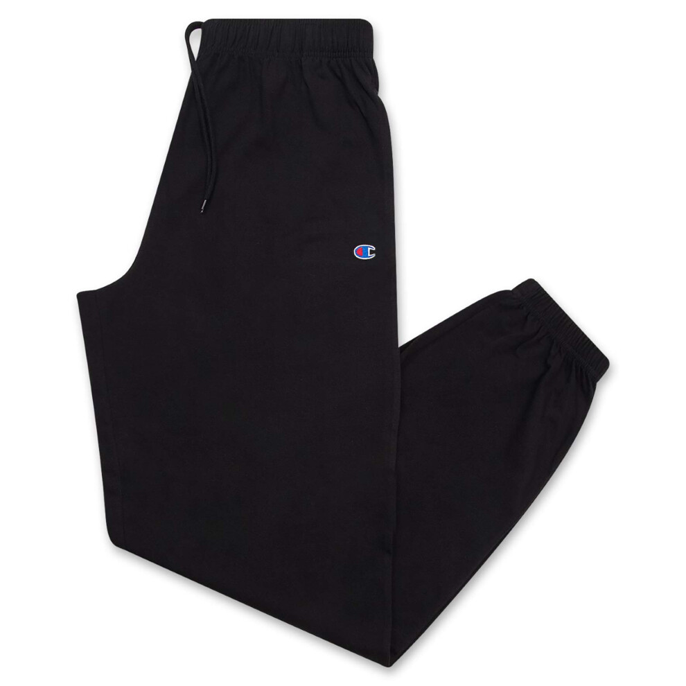 Champion Men's Big Closed Bottom Jersey Pant  Black  4X/Tall