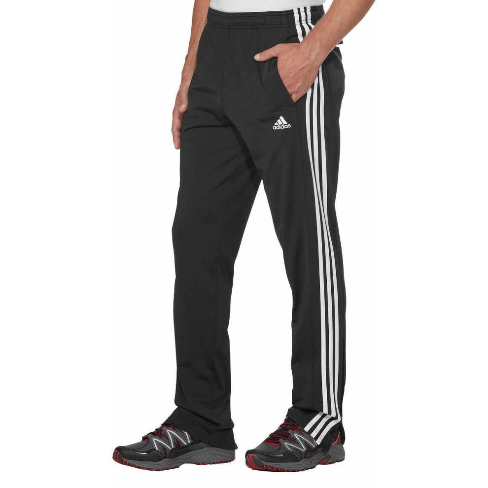 adidas Essential Tricot Zip Pants for Men  Black  Large