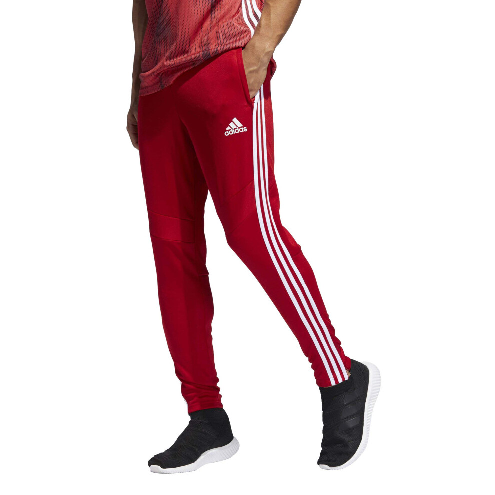 adidas Men's Tiro 19 Pants  Power Red/White  Small