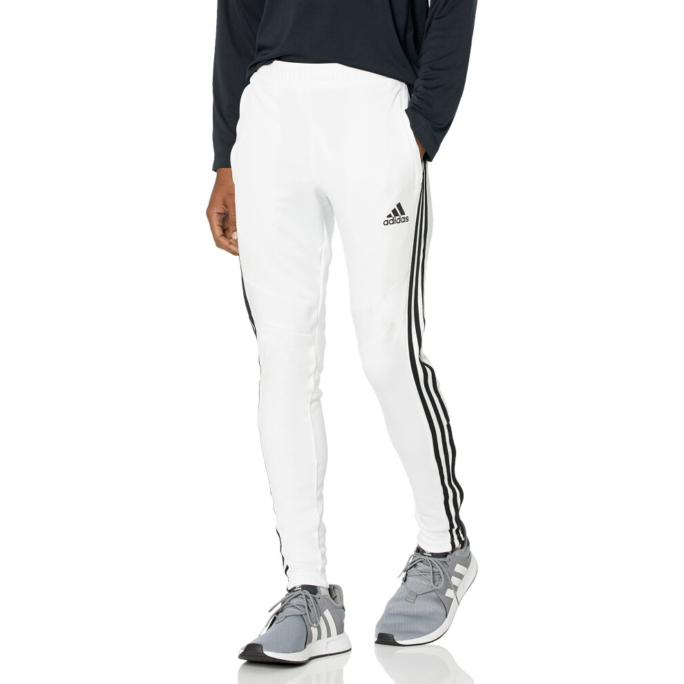 adidas mens Tiro 19 Pant  White/Black  Large US